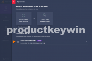Avast Internet Security 20.8.2432 License File ...